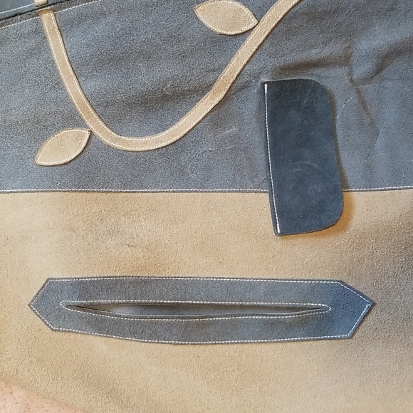 Vintage Suede Leather Poncho/Cape - Picture 3 of 7